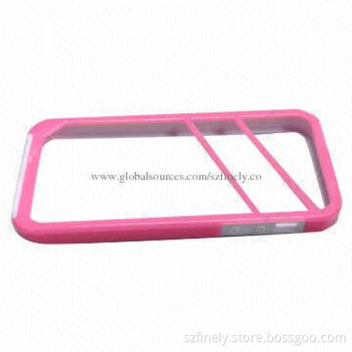 PC + TPU Case for iPhone 5/5S, Bumper, 2-in-1 Design, Various Colors are Available
